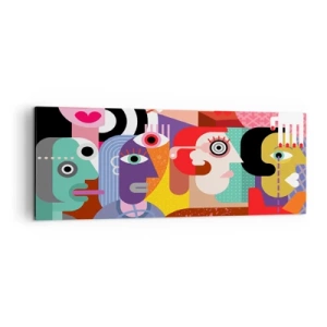 Tablou pe pânză - Am venit de la domnul Picasso - 140x50 cm