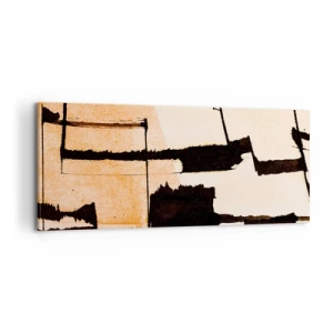 Tablou pe pânză - Cu toate acestea, ordinea - 100x40 cm