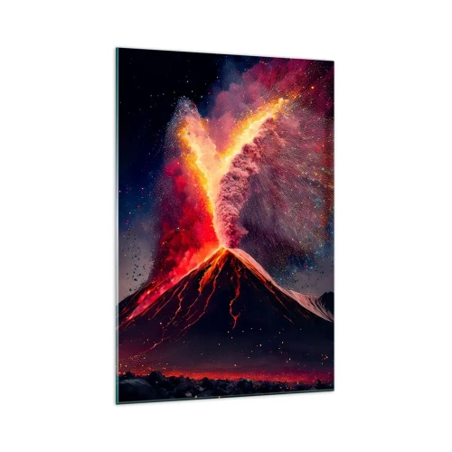 Tablou pe sticlă - Frumusețe și groază - 70x100 cm