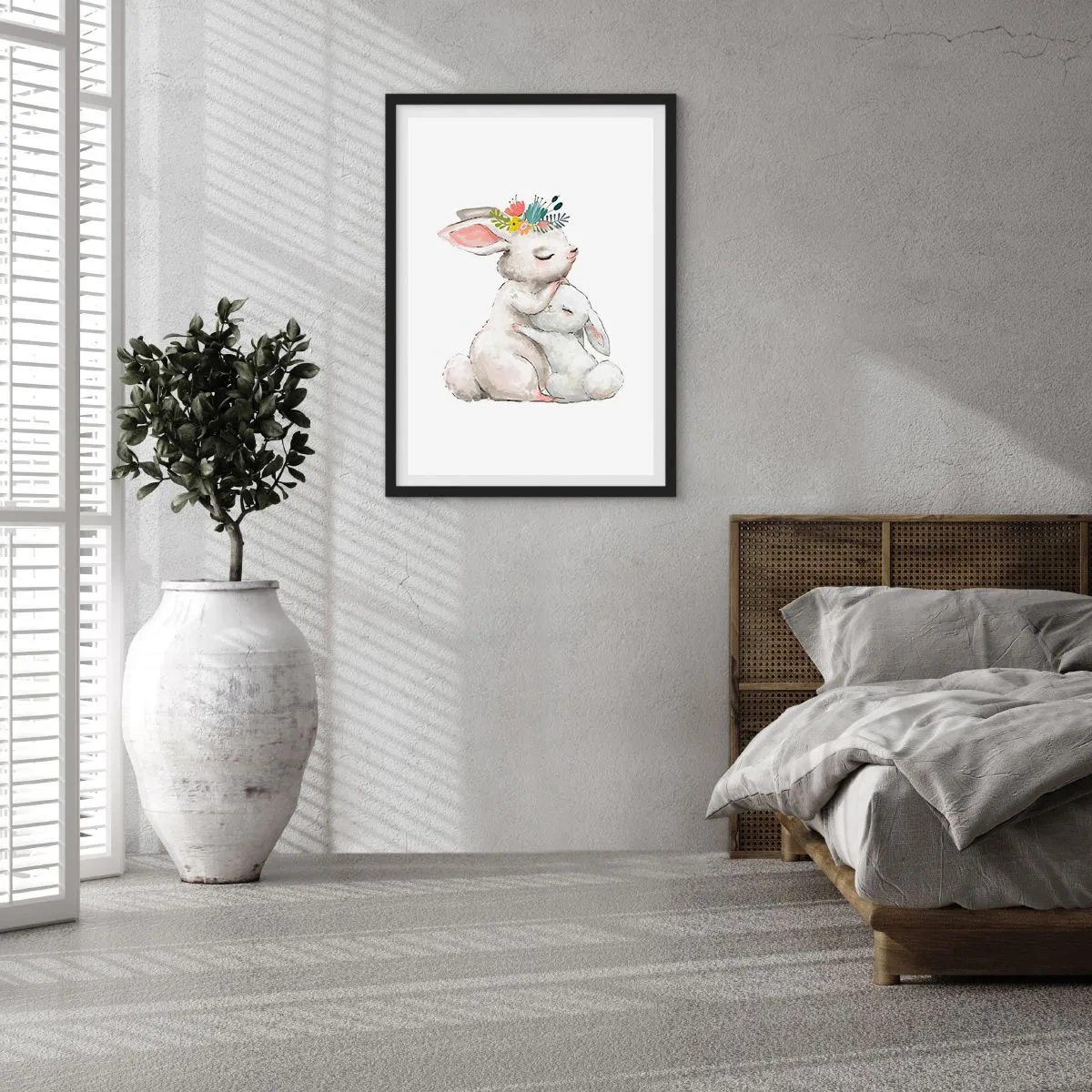 Poster în ramă neagră - Ca la mama - 61x91 cm