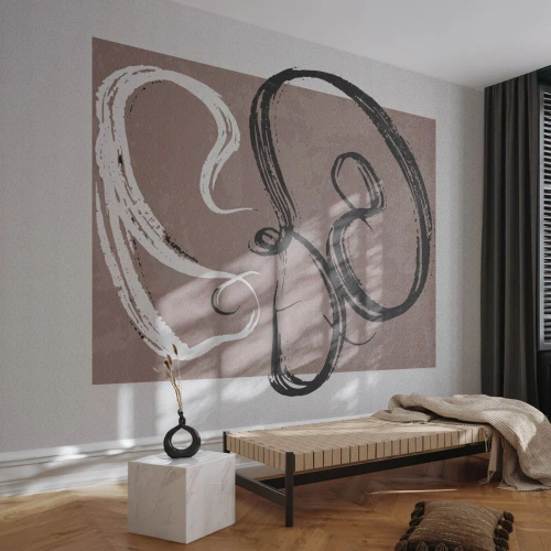 Tapet Premium Sand - Compoziția - căutarea plenitudinii - Minimalism, Bucată, Abstracția - 150x105 cm