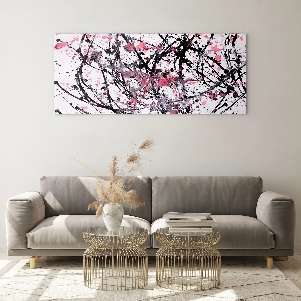 Tablou pe sticlă - Natura trecătoare a vieții - 120x50 cm
