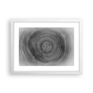 Poster în ramă albă - Un semn al vremurilor - 40x30 cm