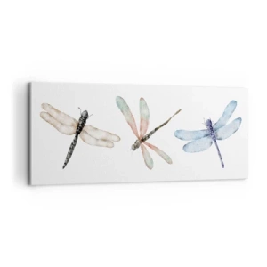 Tablou pe pânză - Libelule imponderabile - 100x40 cm