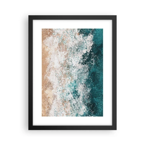 Poster în ramă neagră - Povești despre mare - 30x40 cm