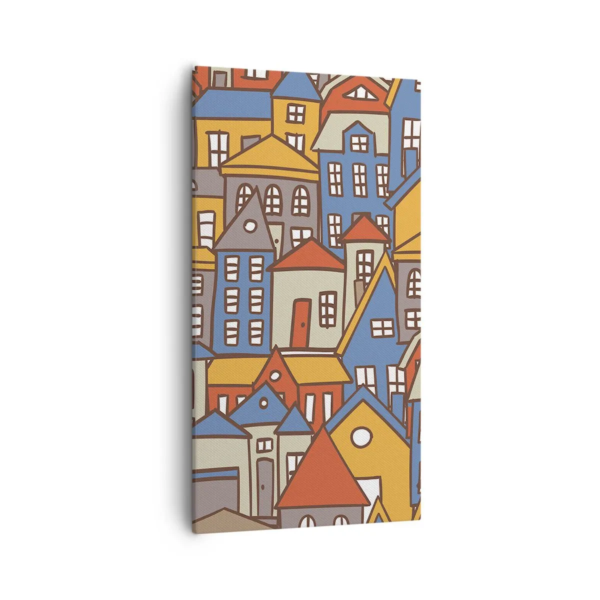 Tablou pe pânză - În spatele casei - 55x100 cm