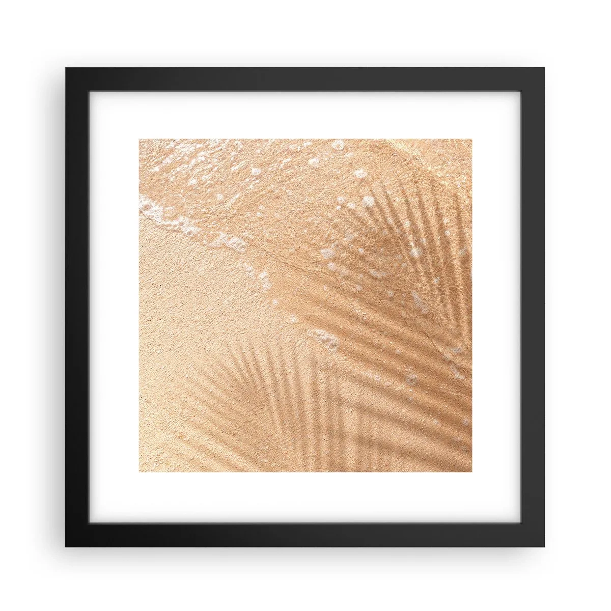 Poster în ramă neagră - Umbra unei veri fierbinți - 30x30 cm