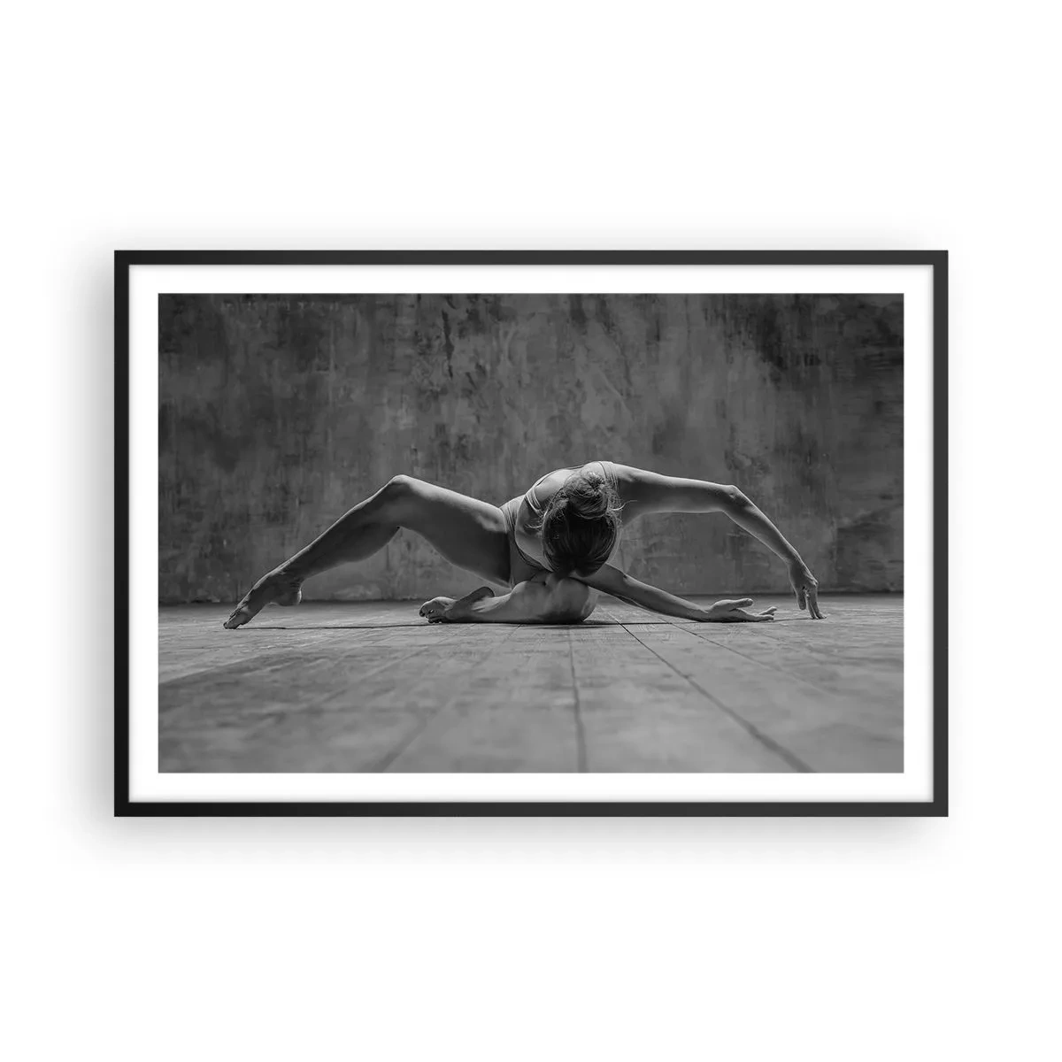 Poster în ramă neagră - Simetria găsită - 91x61 cm