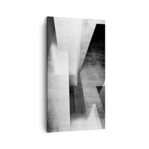 Tablou pe pânză - Structura spațiului - 45x80 cm