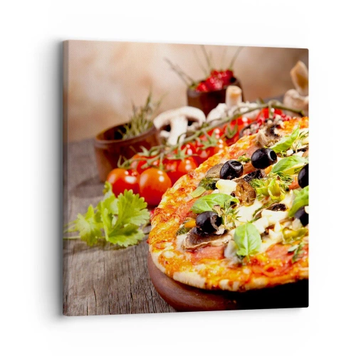 Tablou pe pânză - Din ingredient teluric - 30x30 cm