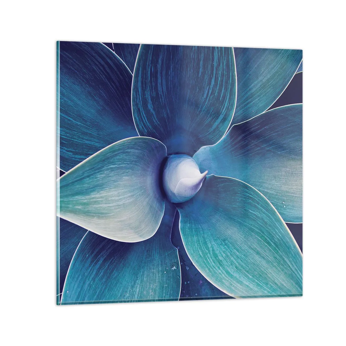 Tablou pe sticlă - A furat albastrul de la cer - 60x60 cm