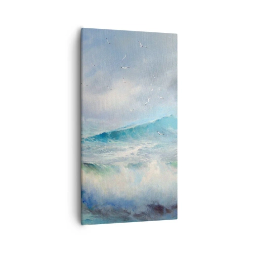 Tablou pe pânză - Vârtejul a gemut de triumf... - 55x100 cm