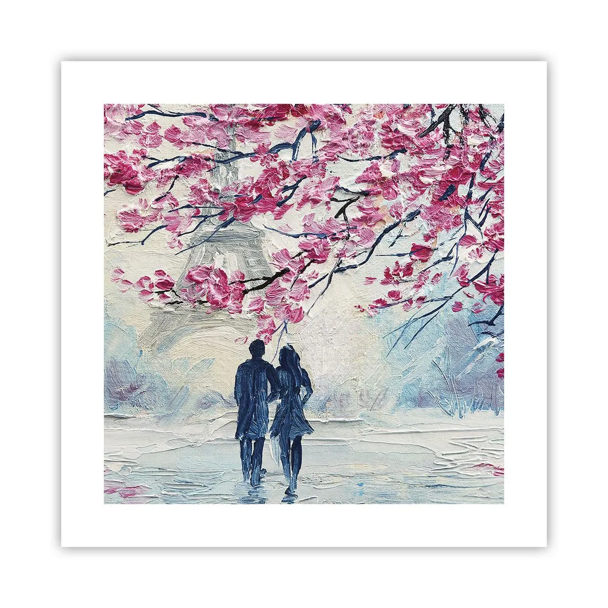 Poster - Plimbare romantică - 40x40 cm