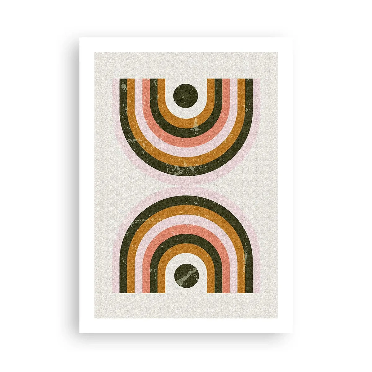 Poster - Abstracție dublă - 50x70 cm