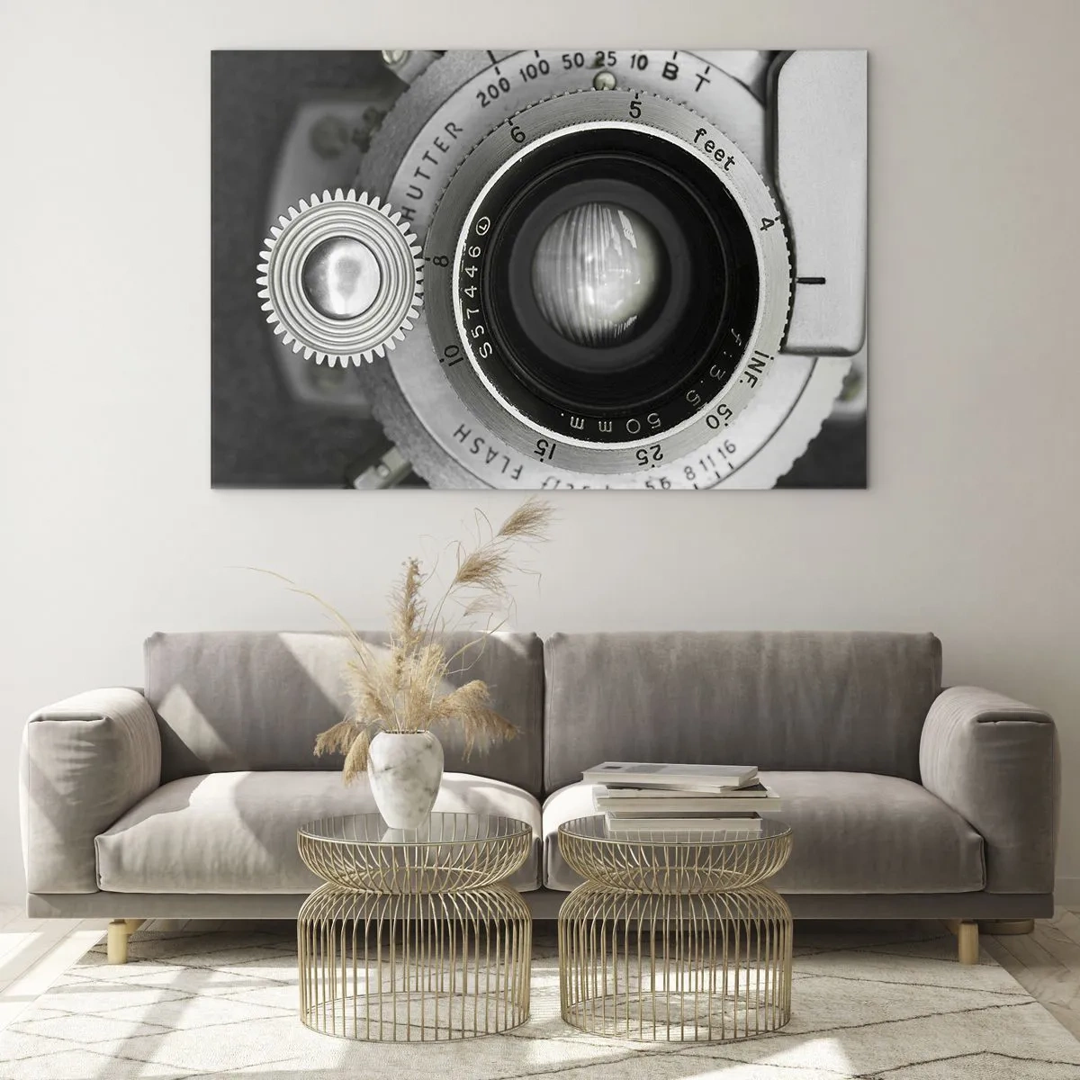 Tablou pe sticlă - Povestea de la Hollywood - 120x80 cm