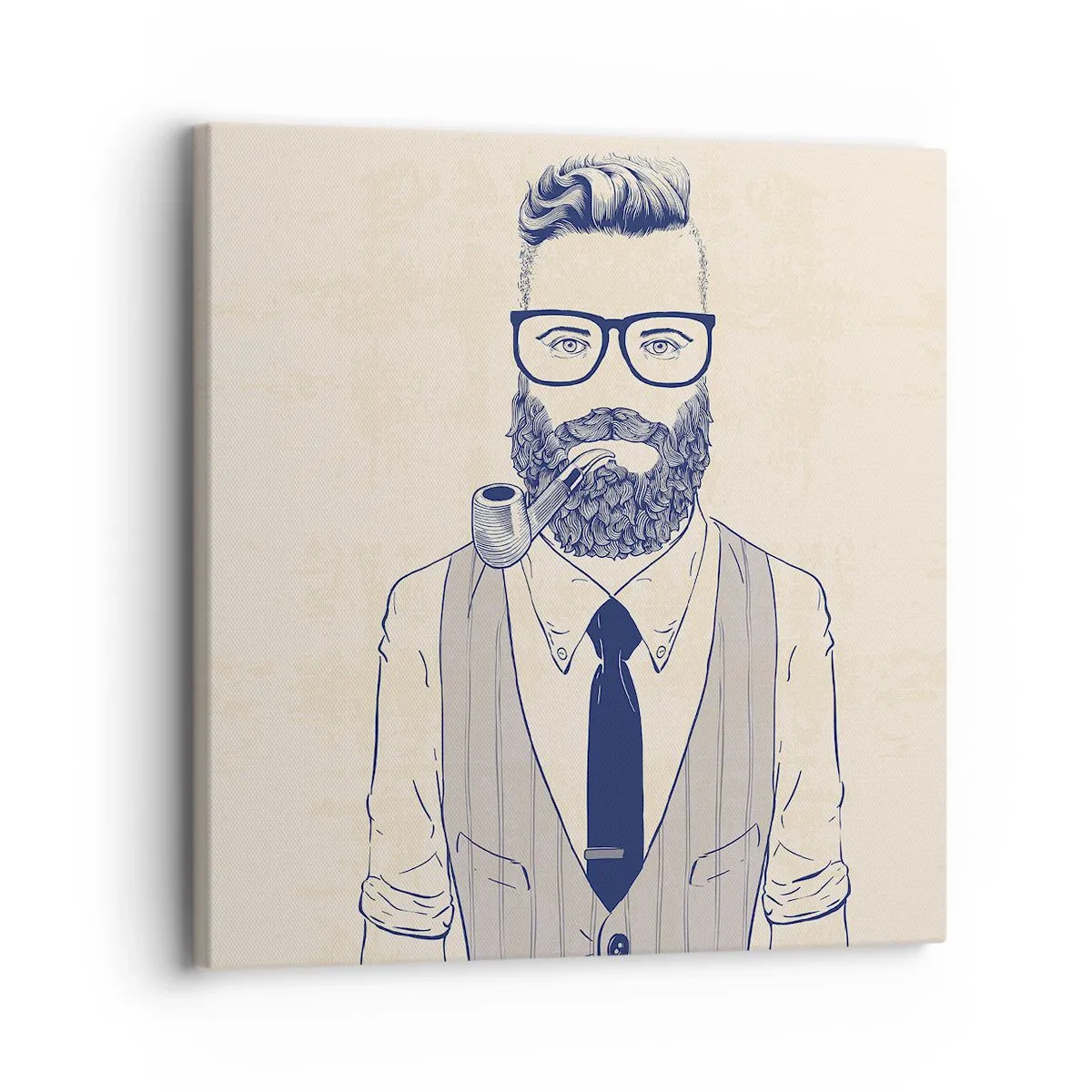 Tablou pe pânză - Vesel, masculin și la modă - 30x30 cm