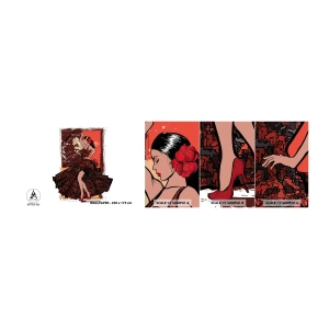 Mostră de Tapet Standard Eco - În ritmul inimii - Dansator, Flamenco, Dans - 100x30 cm