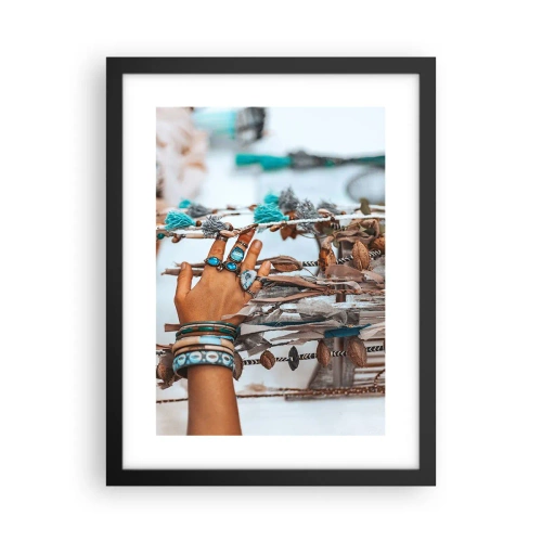 Poster în ramă neagră - Comori locale - 30x40 cm