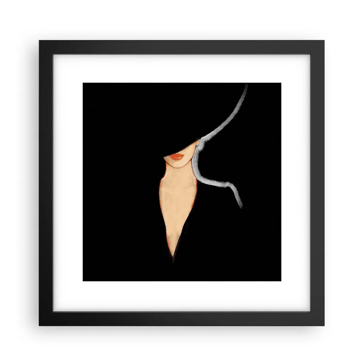 Poster în ramă neagră - Eleganță și stil - 30x30 cm