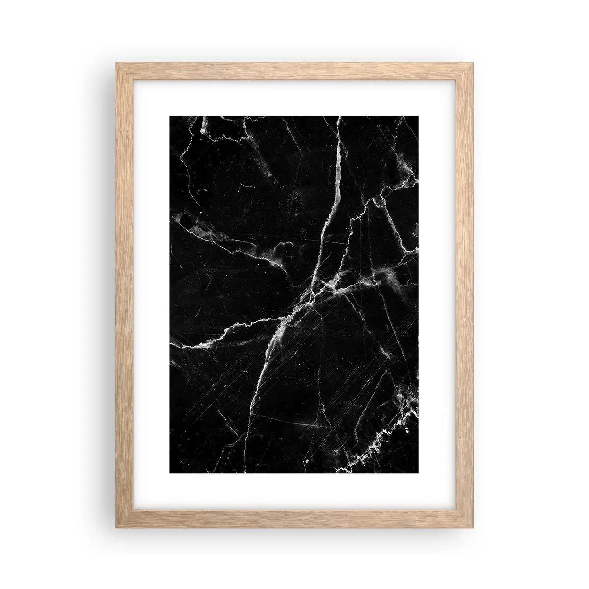 Poster în ramă de stejar deschis - Viața secretă a unei pietre - 30x40 cm