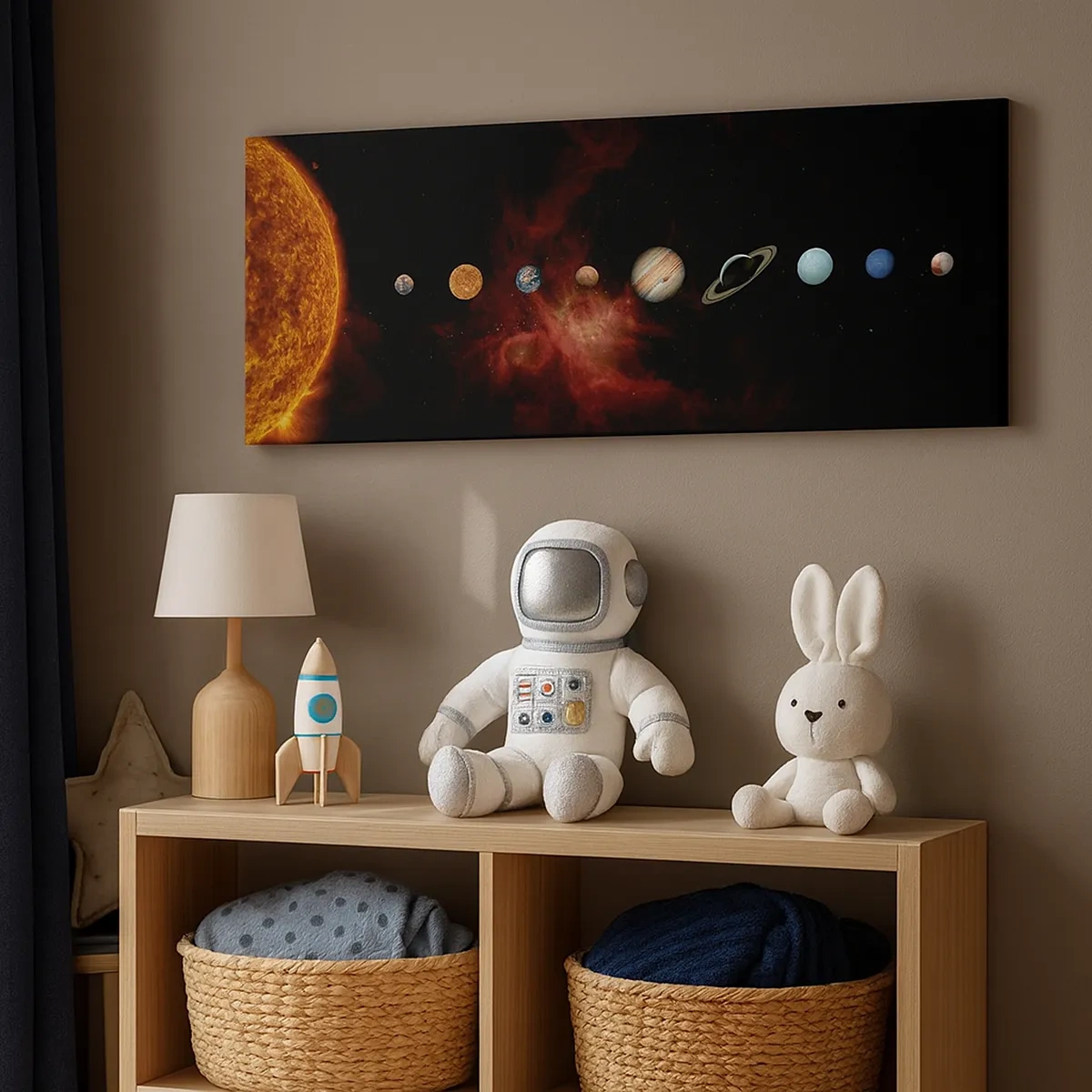 Tablou pe pânză - Cartierul nostru - 30x30 cm