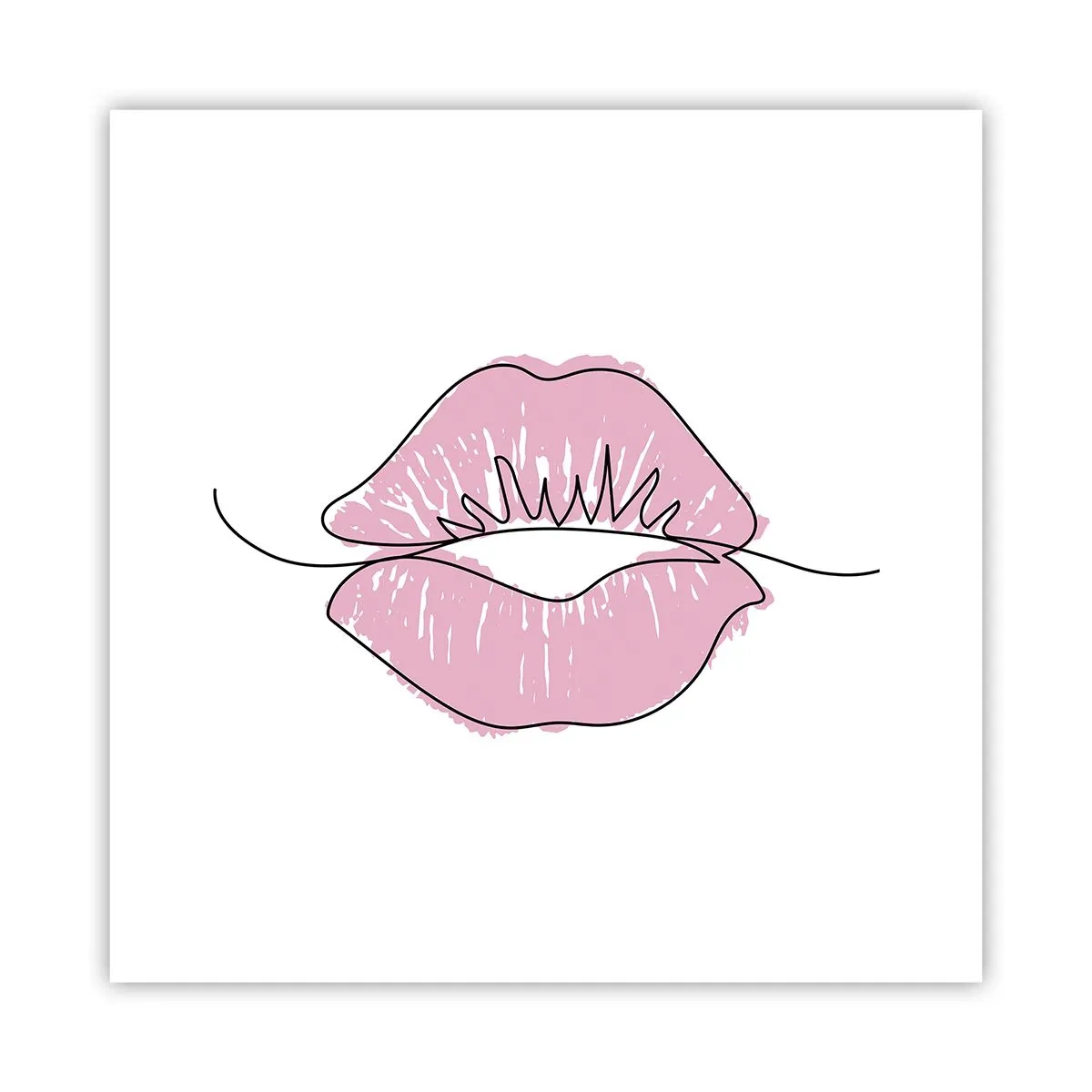 Poster - Vrei un sărut? - 30x30 cm
