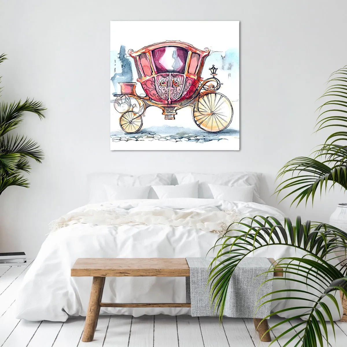 Tablou pe pânză - Pentru nuntă sau pentru bal? - 70x70 cm