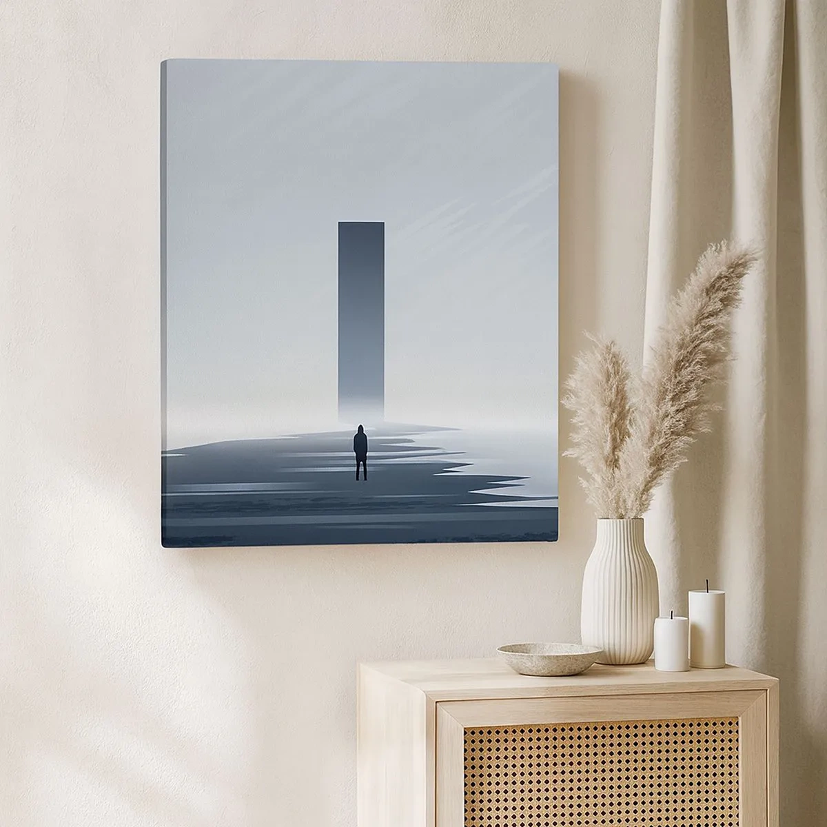 Tablou pe pânză - Oportunitate sau amenințare? - 30x30 cm