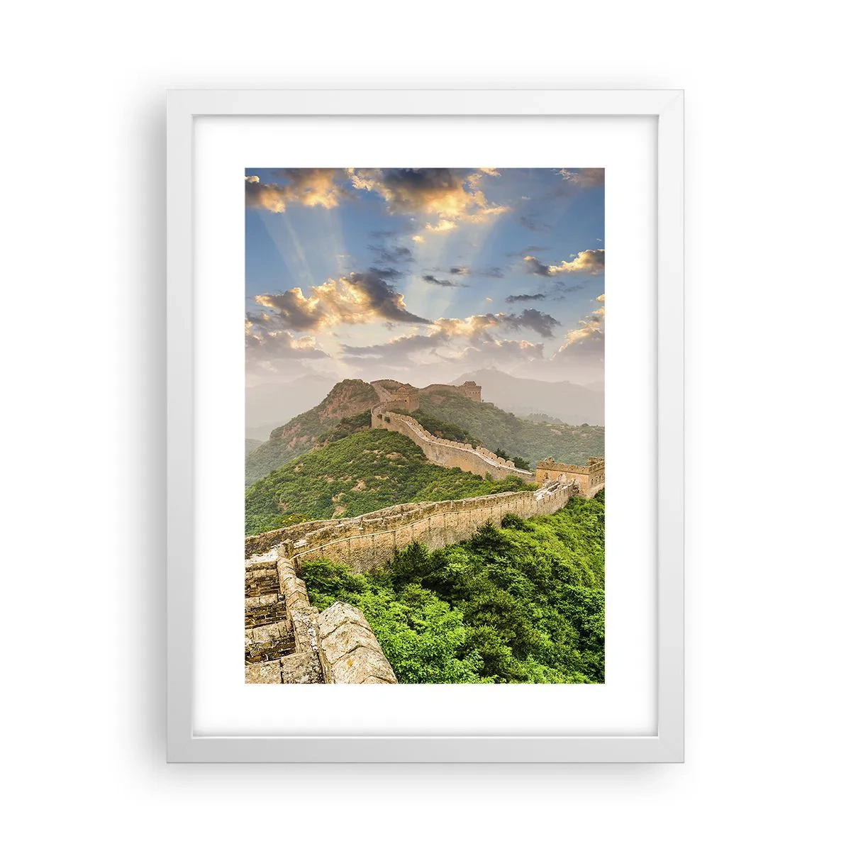 Poster în ramă albă - Măreția netrecătoare - 30x40 cm