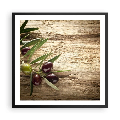 Poster în ramă neagră - Direct din natură - 60x60 cm