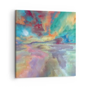 Tablou pe pânză - Două ceruri - 60x60 cm