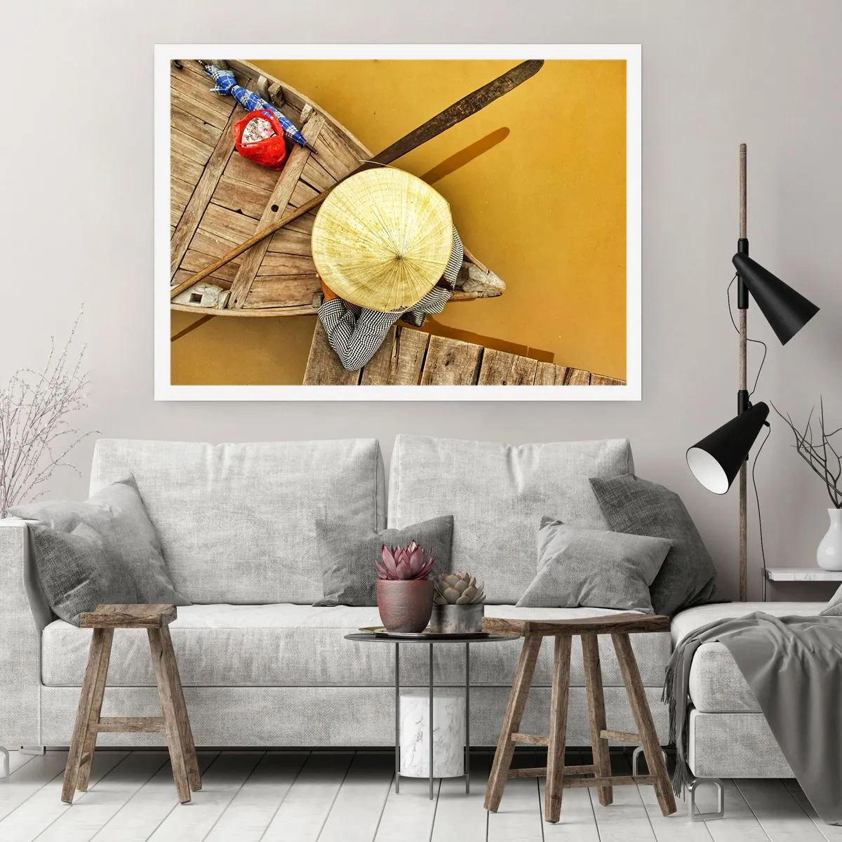 Poster - Viața pe râul galben - 100x70 cm