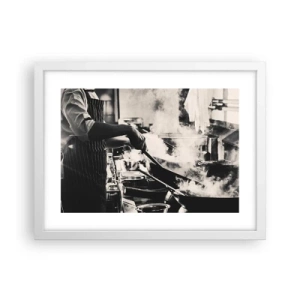 Poster în ramă albă - Alchimia aromelor - 40x30 cm