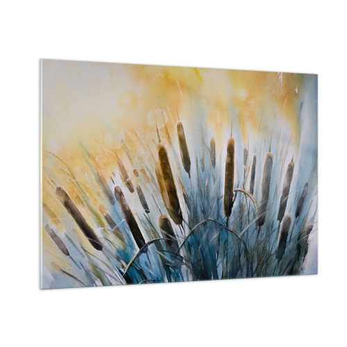 Tablou pe sticlă - Răcoarea apei, căldura soarelui - 100x70 cm