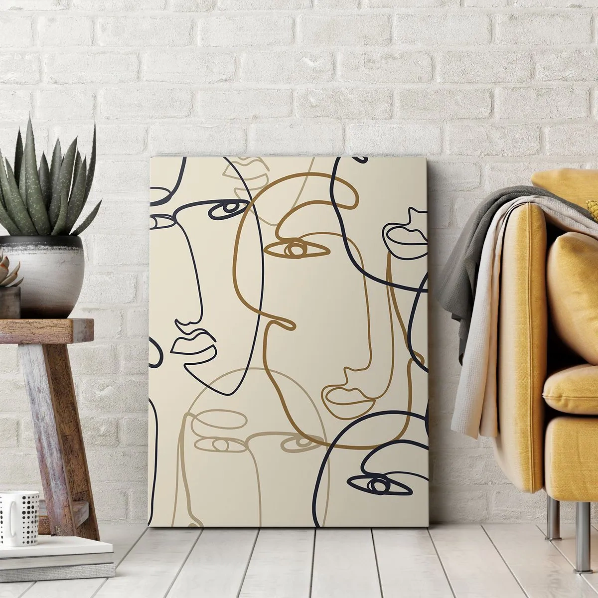 Tablou pe pânză - Portret multiplicat - 50x70 cm