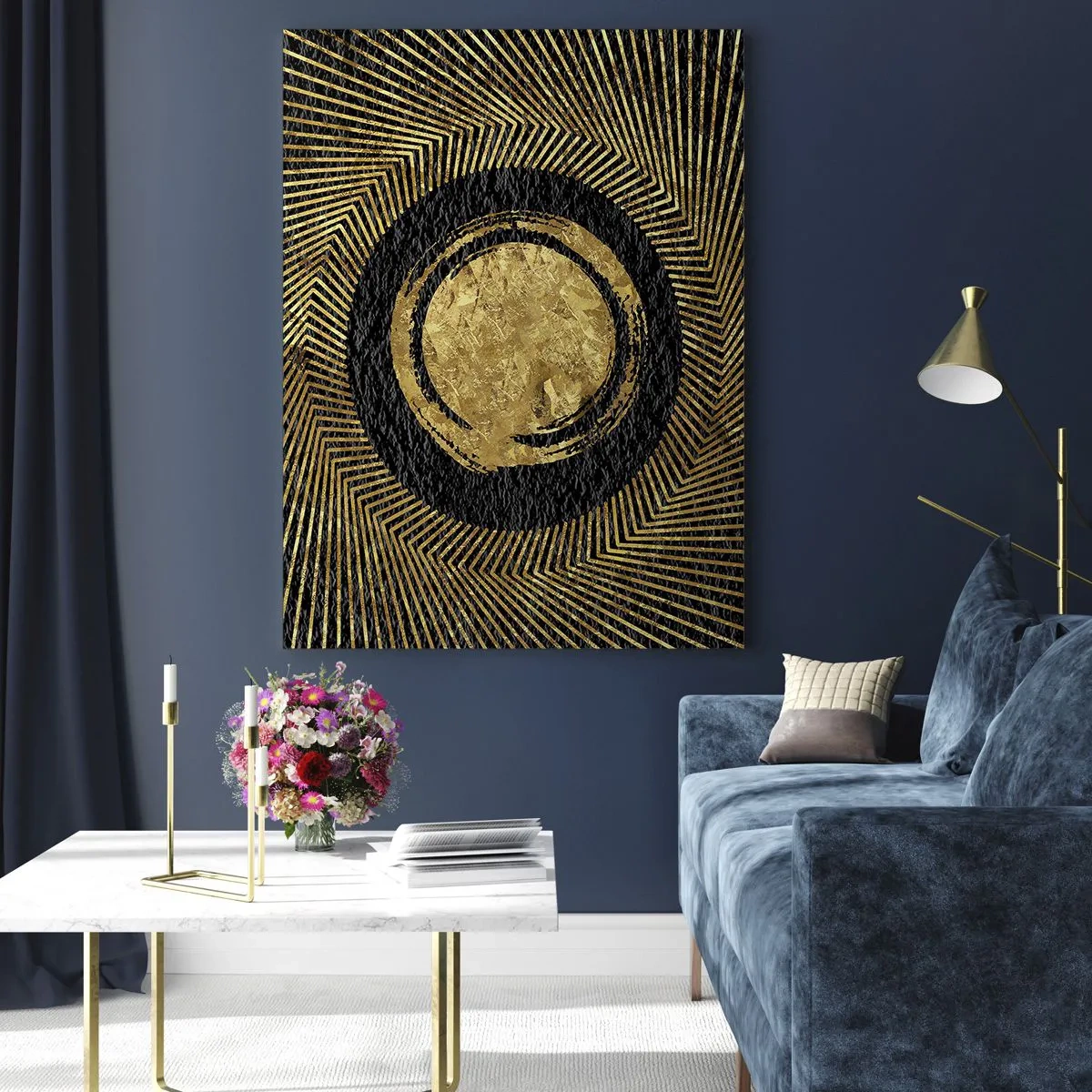 Tablou pe sticlă - Compoziție glamour - 50x70 cm