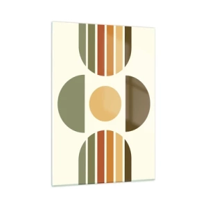 Tablou pe sticlă - În culorile pământului - 50x70 cm