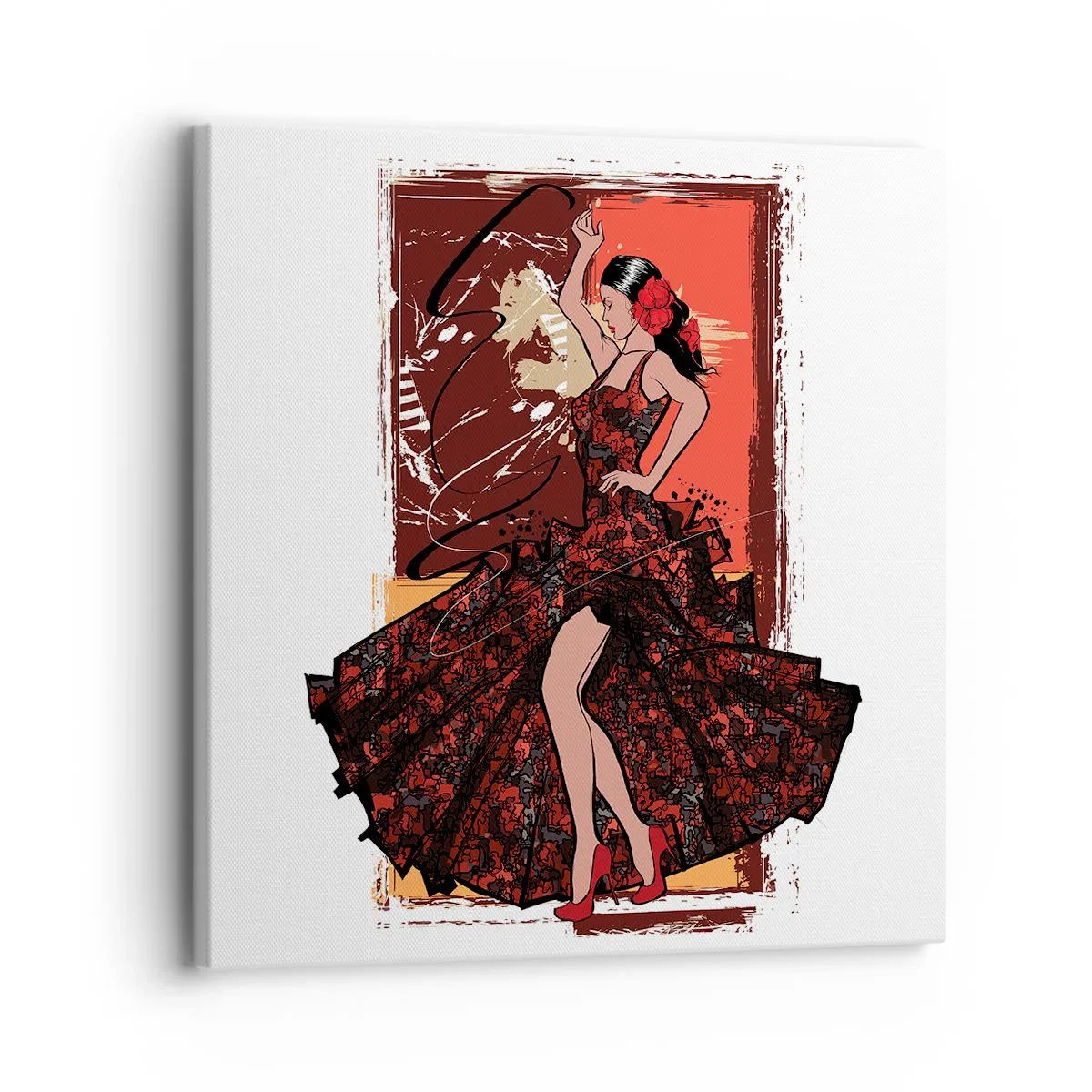 Tablou pe pânză - În ritmul inimii - 30x30 cm