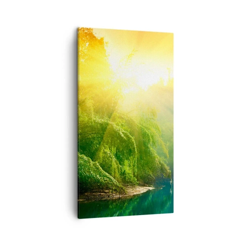 Tablou pe pânză - Scufundare în soare și umbră - 45x80 cm