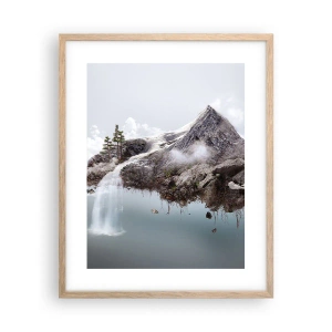 Poster în ramă de stejar deschis - Prin ochii unui suprarealist - 40x50 cm