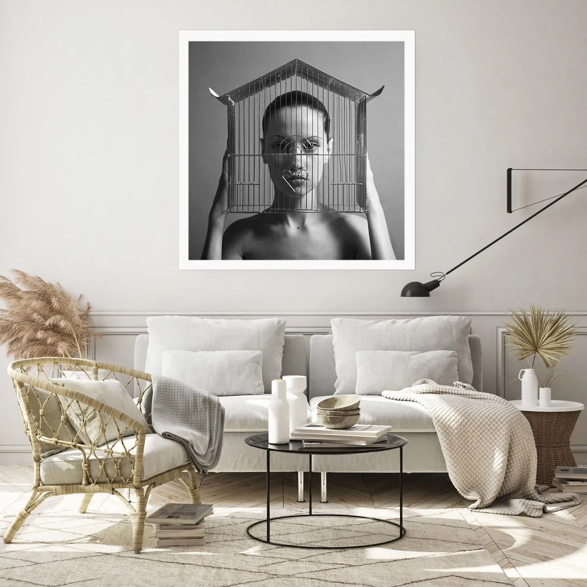 Poster - Un portret oarecum suprarealist - 40x40 cm