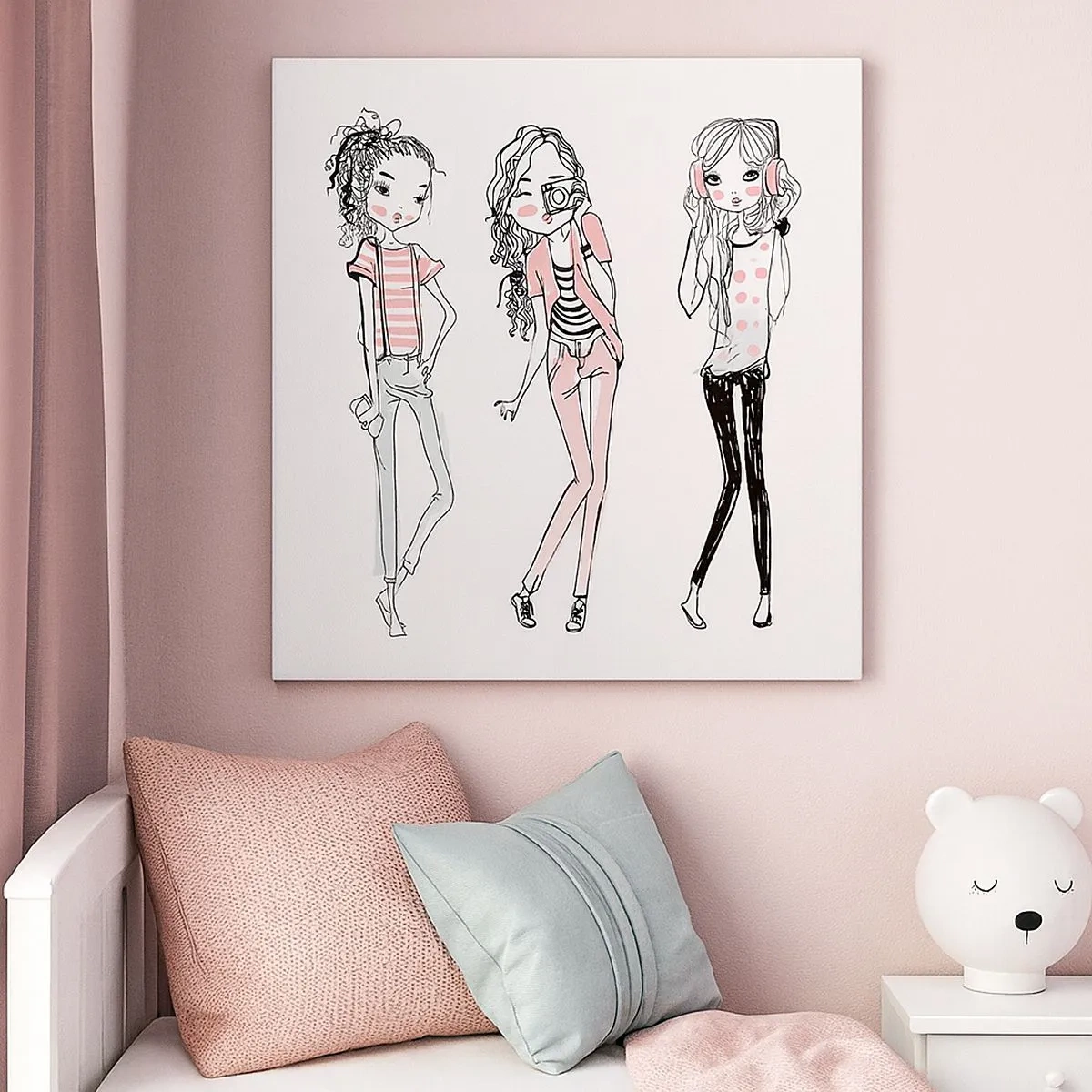 Tablou pe pânză - Hai la distracție - 30x30 cm