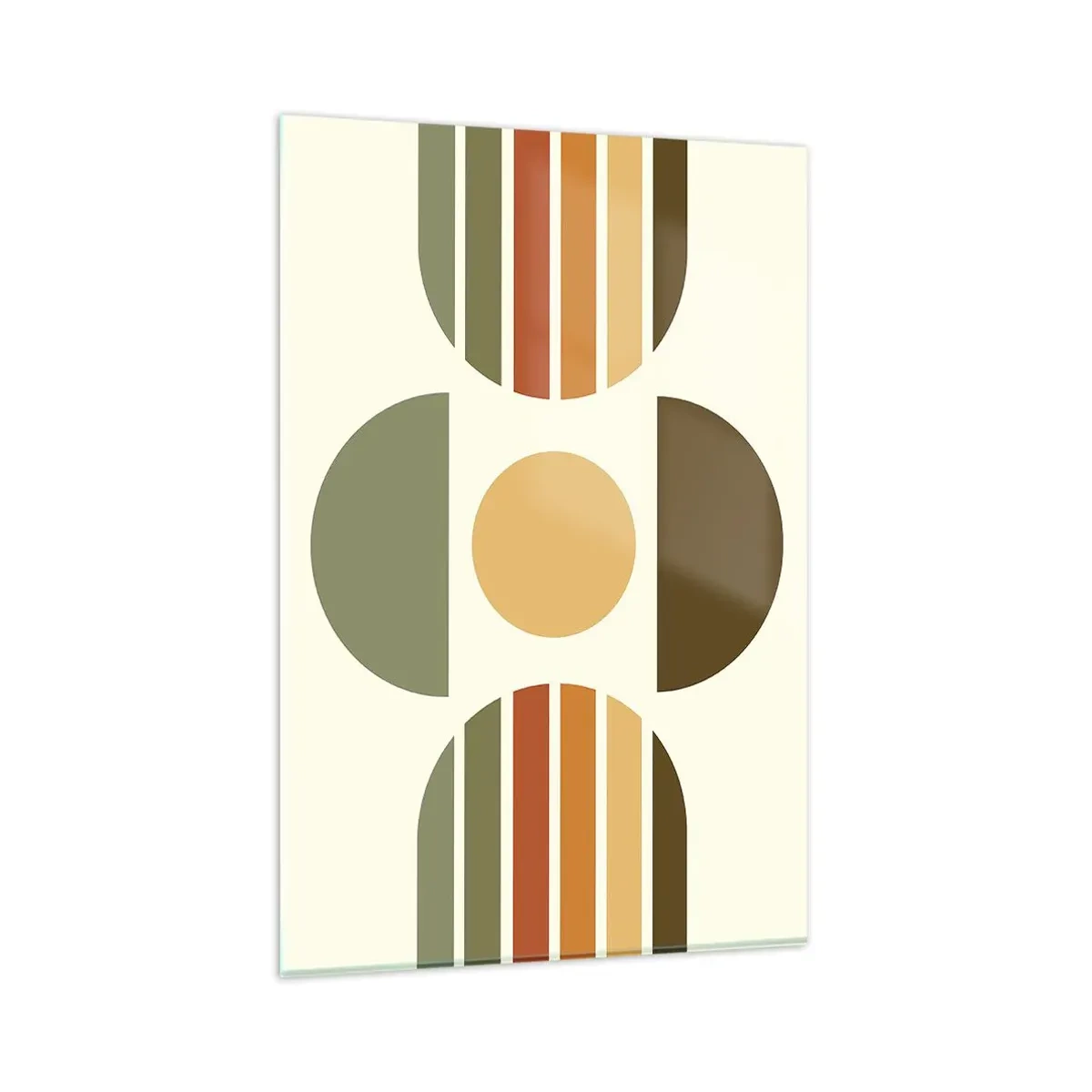 Tablou pe sticlă - În culorile pământului - 80x120 cm