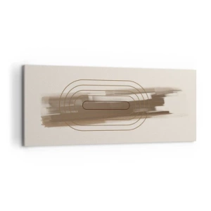 Tablou pe pânză - O adiere de gri - 120x50 cm