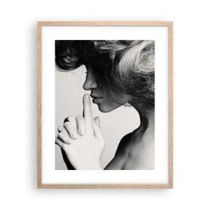 Poster în ramă de stejar deschis - Ascultă-te pe tine însuți - 40x50 cm