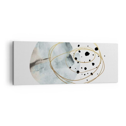 Tablou pe pânză - În îmbrățișarea spațiului - 140x50 cm