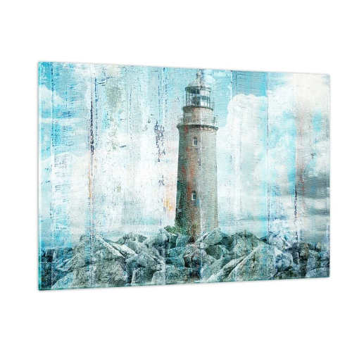 Tablou pe sticlă - Pe lemn vechi - 120x80 cm