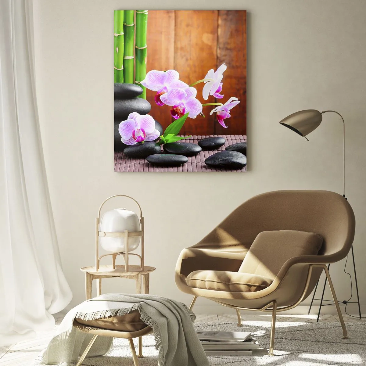 Tablou pe sticlă - Experimentați deliciile Orientului - 50x70 cm