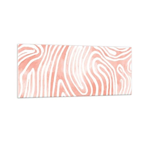 Tablou pe sticlă - Într-un labirint de coral - 100x40 cm