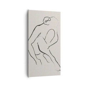 Tablou pe pânză - Schiță intimă - 65x120 cm